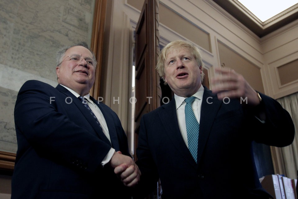 Nikos Kotzias - Boris Johnson / Νίκος Κοτζιάς - Μπόρις Τζόνσον