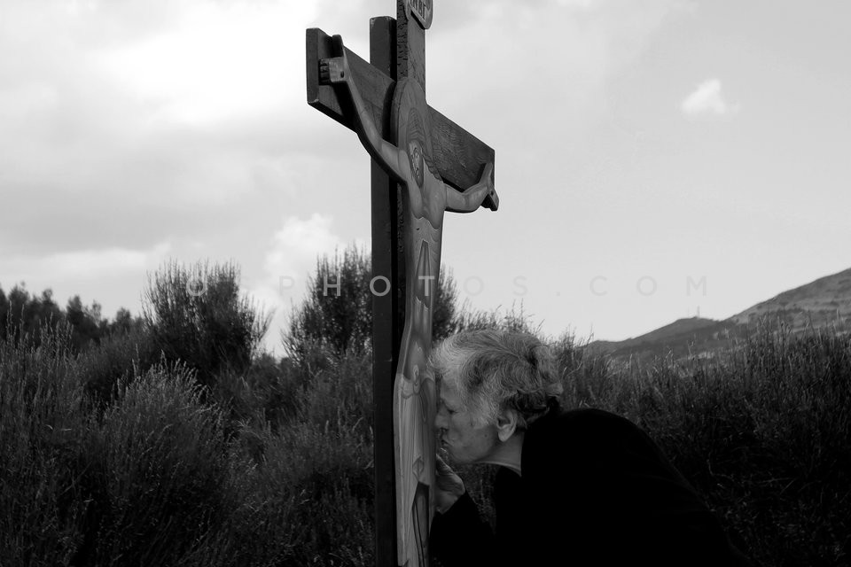 Deposition of Christ from the Cross at Pendeli Monastery / Αποκαθήλωση στην Μονή Πεντέλης