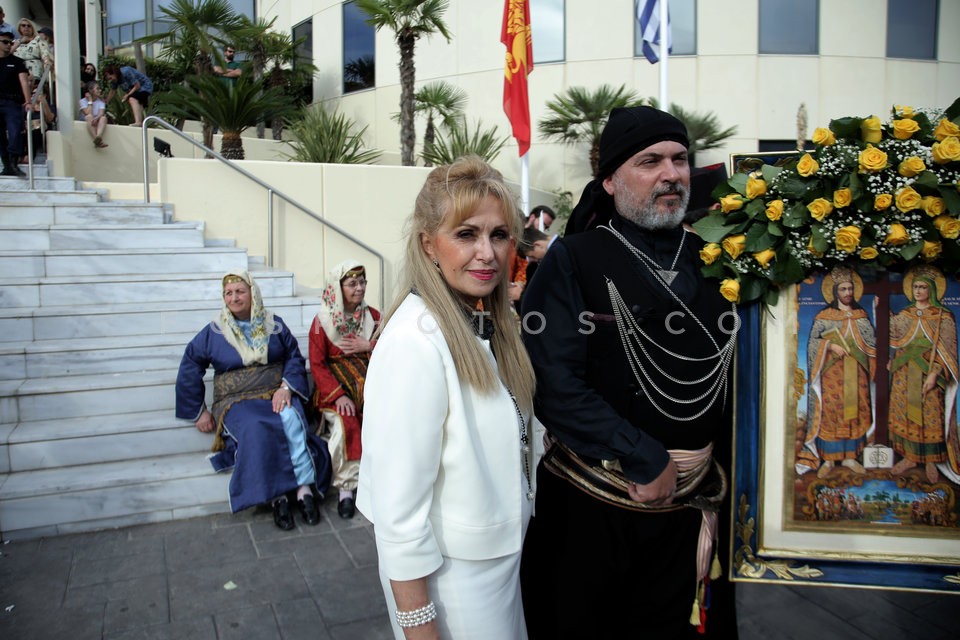 Orthodox Greece receives the Sacred Relics of St Helena / Υποδοχή του Τιμίου Ξύλου και του Σκηνώματος της Αγίας Ελένης