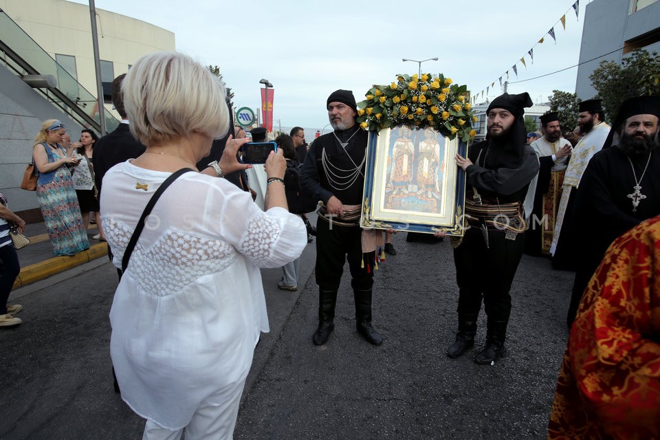 Orthodox Greece receives the Sacred Relics of St Helena / Υποδοχή του Τιμίου Ξύλου και του Σκηνώματος της Αγίας Ελένης