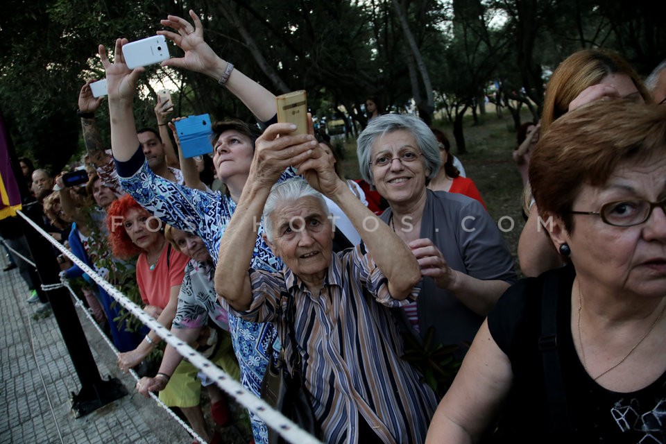 Orthodox Greece receives the Sacred Relics of St Helena / Υποδοχή του Τιμίου Ξύλου και του Σκηνώματος της Αγίας Ελένης