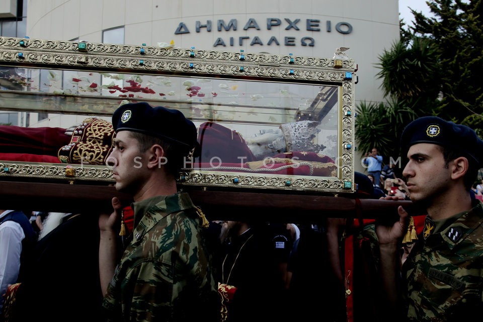 Orthodox Greece receives the Sacred Relics of St Helena / Υποδοχή του Τιμίου Ξύλου και του Σκηνώματος της Αγίας Ελένης