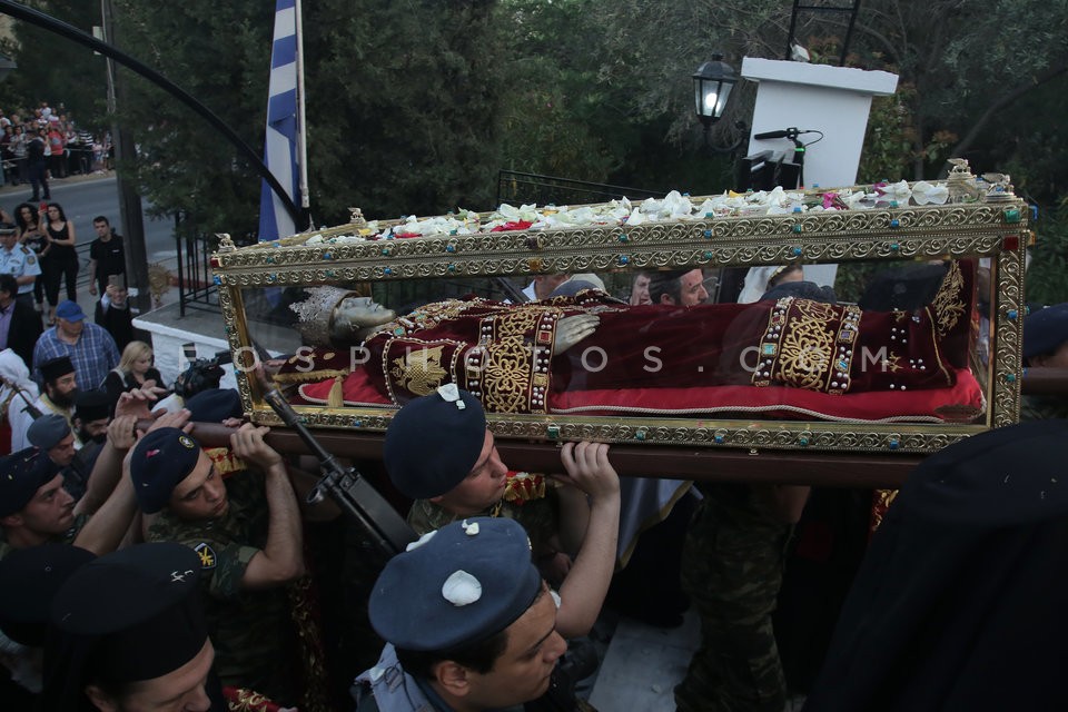 Orthodox Greece receives the Sacred Relics of St Helena / Υποδοχή του Τιμίου Ξύλου και του Σκηνώματος της Αγίας Ελένης