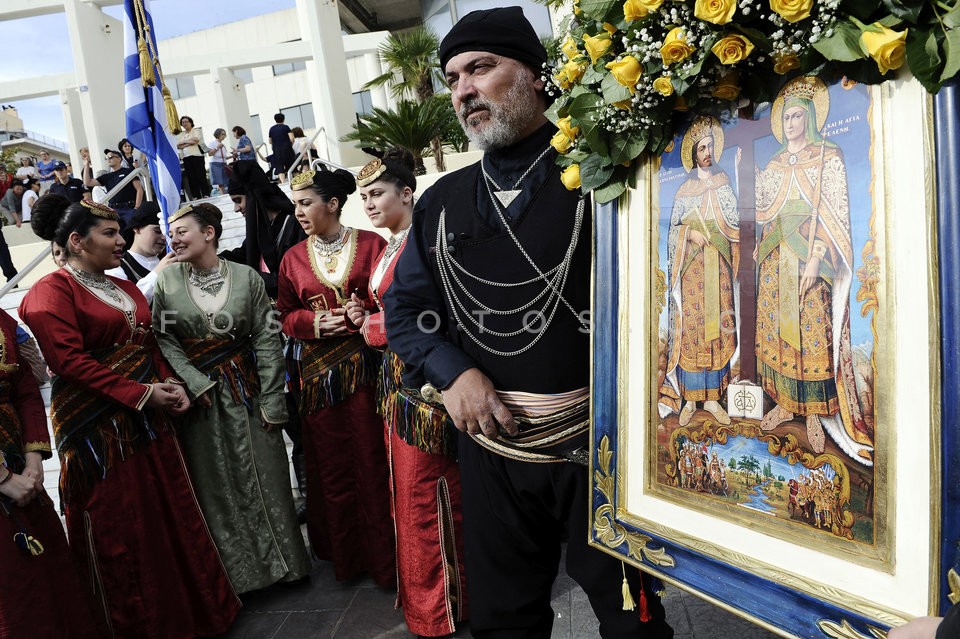 Orthodox Greece receives the Sacred Relics of St Helena / Υποδοχή του Τιμίου Ξύλου και του Σκηνώματος της Αγίας Ελένης