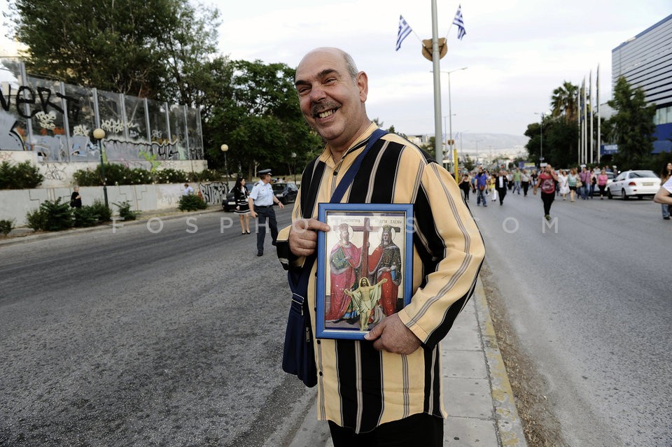 Orthodox Greece receives the Sacred Relics of St Helena / Υποδοχή του Τιμίου Ξύλου και του Σκηνώματος της Αγίας Ελένης