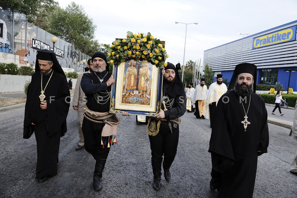 Orthodox Greece receives the Sacred Relics of St Helena / Υποδοχή του Τιμίου Ξύλου και του Σκηνώματος της Αγίας Ελένης