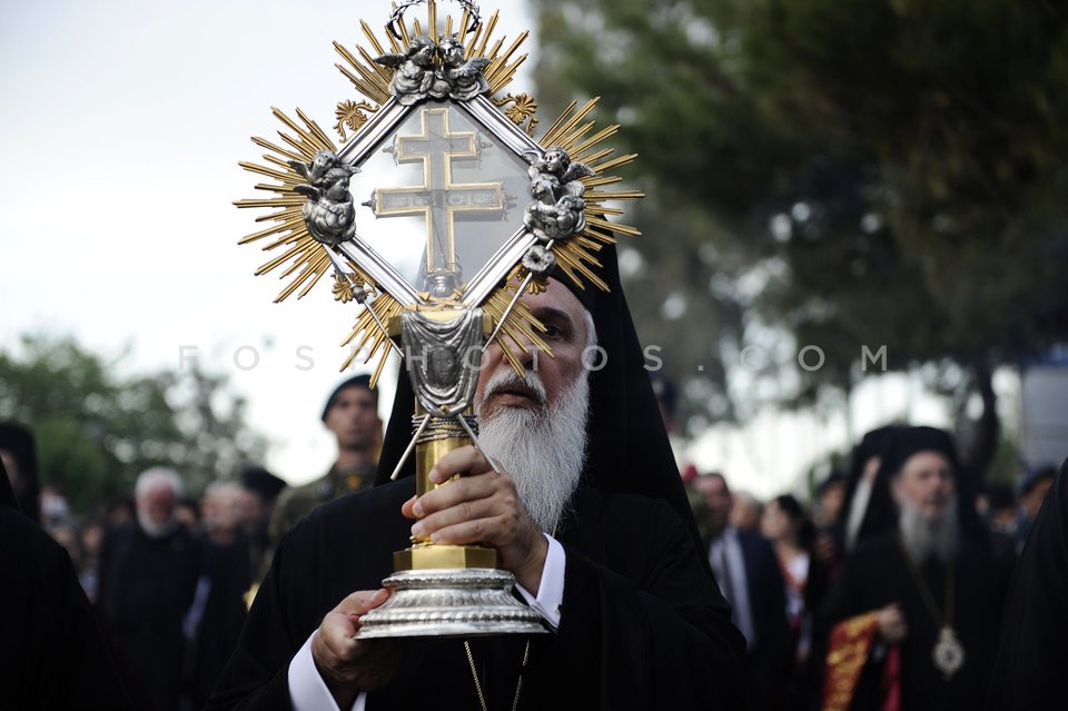 Orthodox Greece receives the Sacred Relics of St Helena / Υποδοχή του Τιμίου Ξύλου και του Σκηνώματος της Αγίας Ελένης