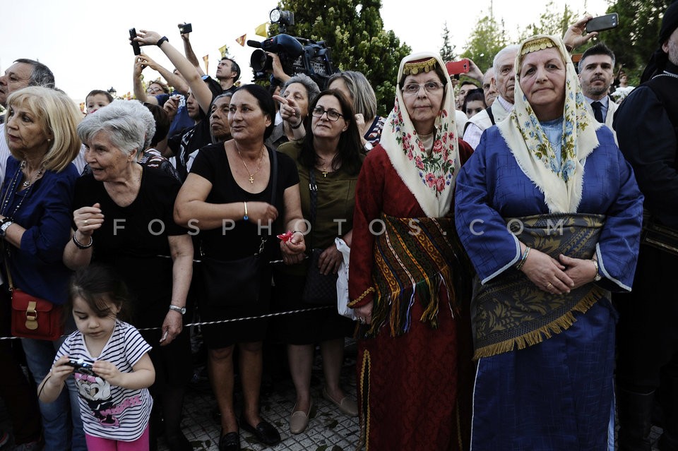 Orthodox Greece receives the Sacred Relics of St Helena / Υποδοχή του Τιμίου Ξύλου και του Σκηνώματος της Αγίας Ελένης