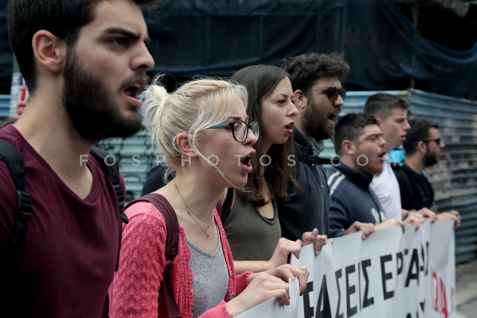 Anti-austerity rally in Athens / Συγκεντρώση διαμαρτυρίας απο ΓΣΕΕ και ΑΔΕΔΥ