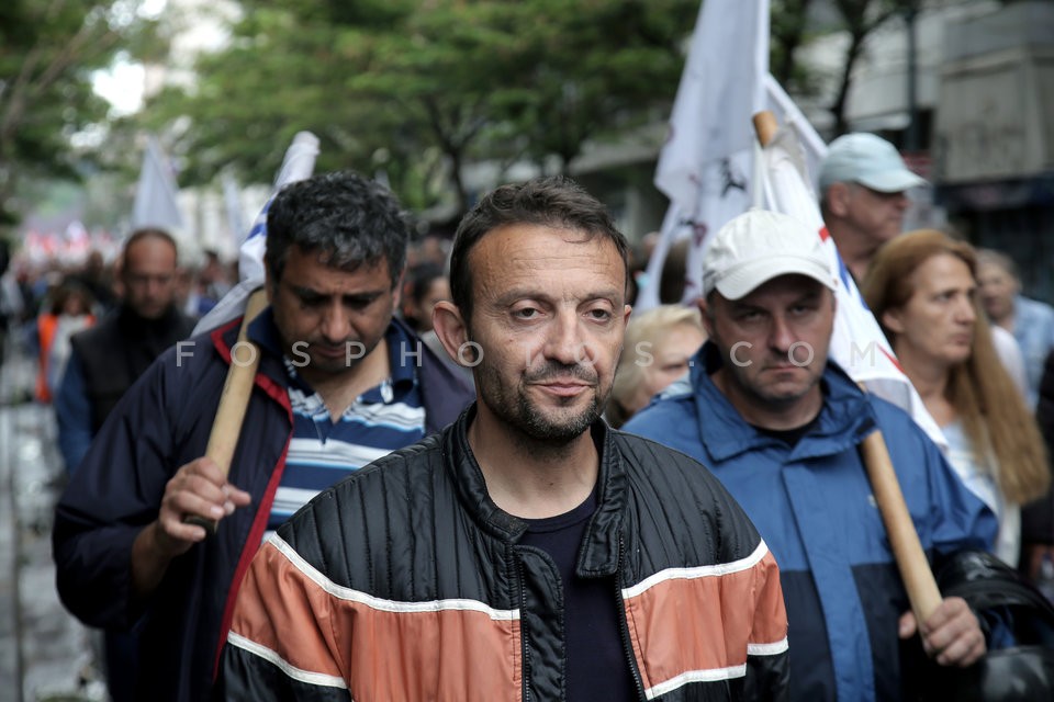 Anti-austerity rally in Athens / Συγκεντρώση διαμαρτυρίας απο ΓΣΕΕ και ΑΔΕΔΥ