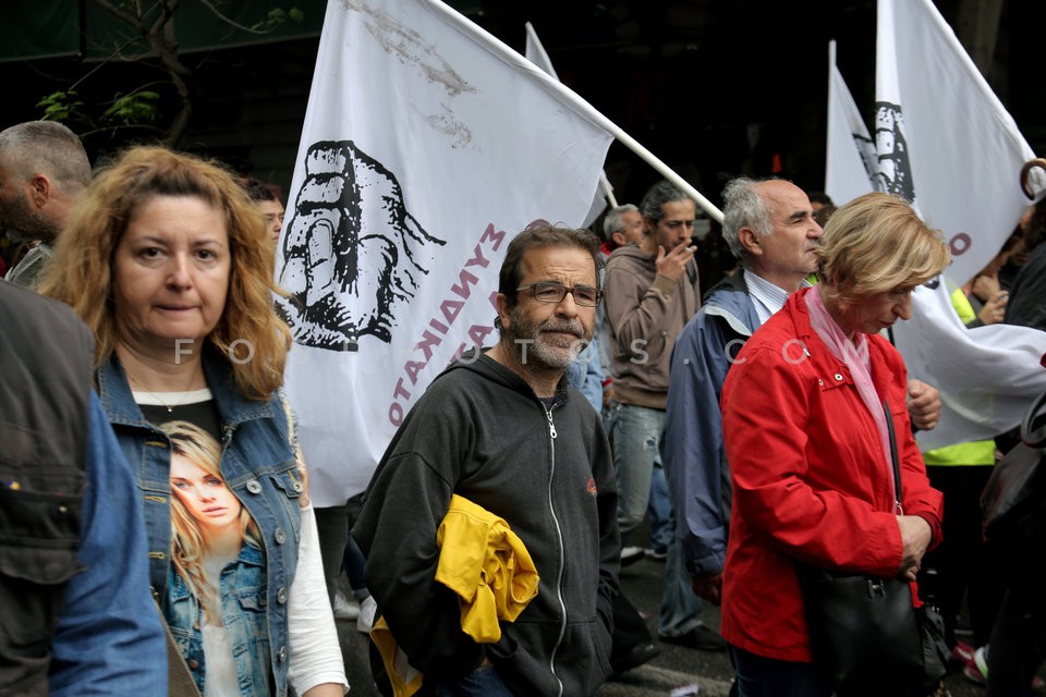 Anti-austerity rally in Athens / Συγκεντρώση διαμαρτυρίας απο ΓΣΕΕ και ΑΔΕΔΥ