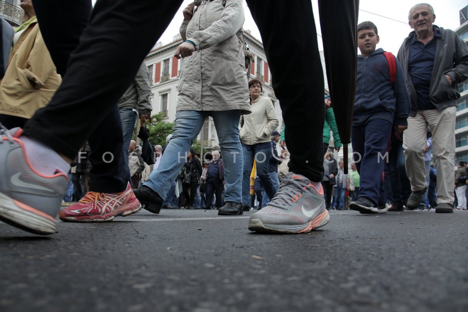 Anti-austerity rally in Athens / Συγκεντρώση διαμαρτυρίας απο ΓΣΕΕ και ΑΔΕΔΥ