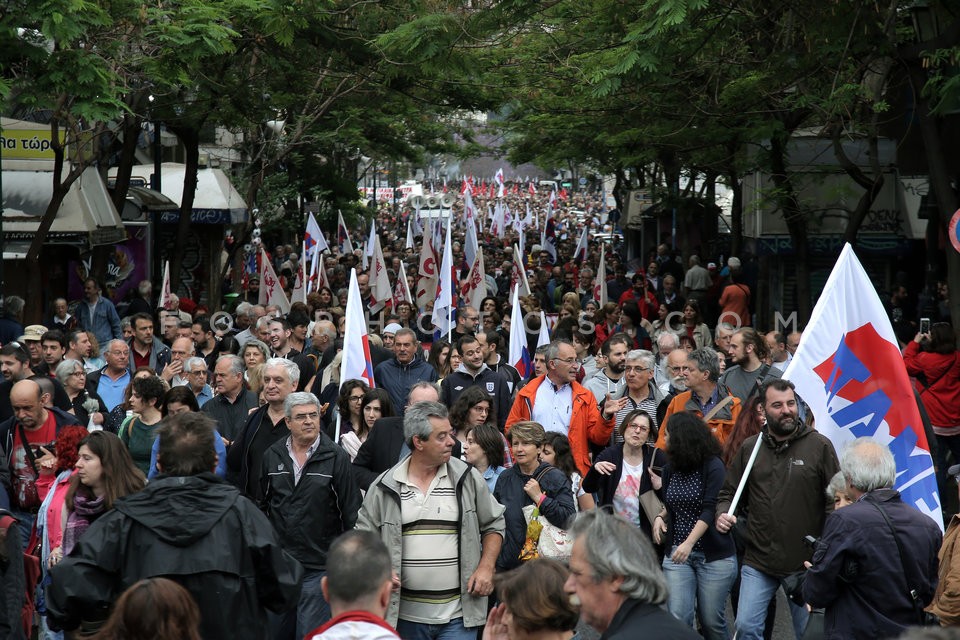 Anti-austerity rally in Athens / Συγκεντρώση διαμαρτυρίας απο ΓΣΕΕ και ΑΔΕΔΥ