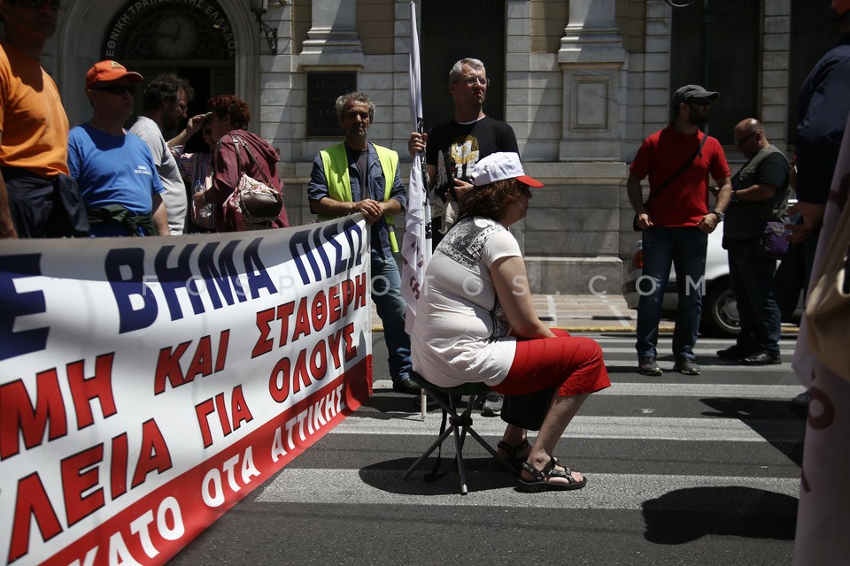 Protest at the Interior ministry / Συγκέντρωση ΠΟΕ - ΟΤΑ