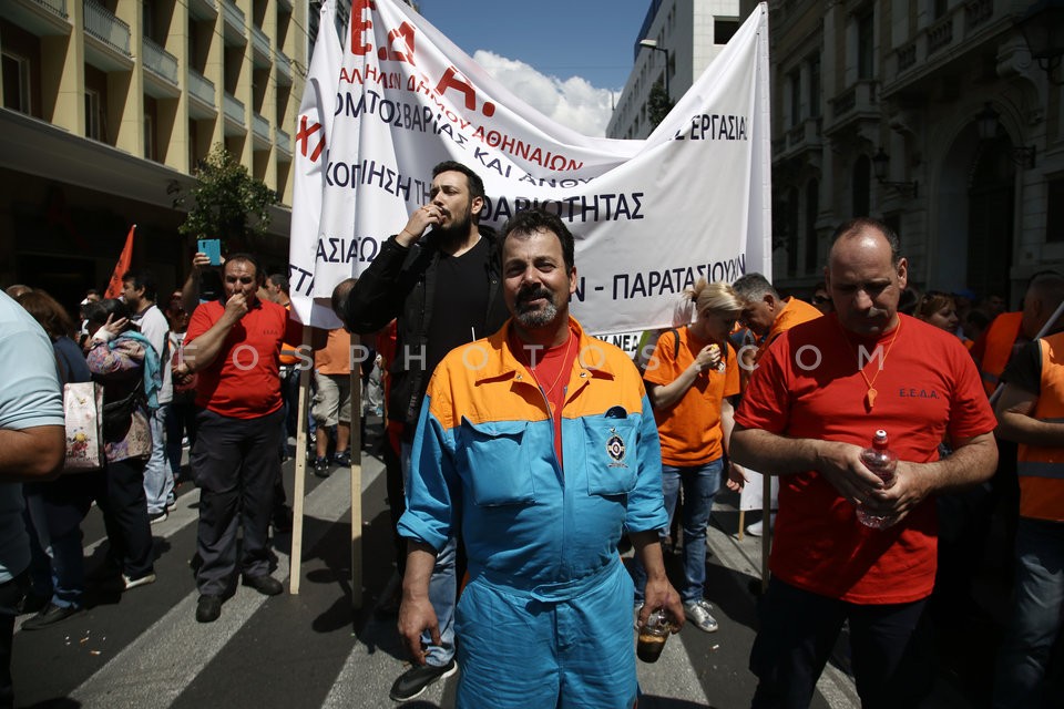 Protest at the Interior ministry / Συγκέντρωση ΠΟΕ - ΟΤΑ στο Υπ. Εσωτερικών