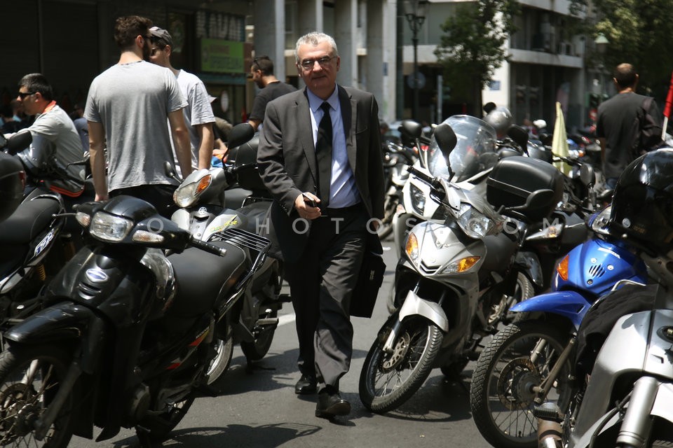 Motorized march in central Athens  / Συγκέντρωση-μοτοπορεία στο κέντρο της Αθήνας