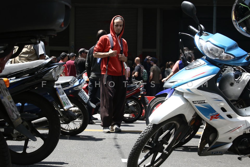 Motorized march in central Athens  / Συγκέντρωση-μοτοπορεία στο κέντρο της Αθήνας