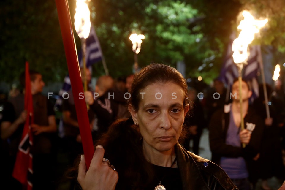 Golden Dawn / Συγκέντρωση της Χρυσής Αυγής στην πλατεία Μητροπόλεως