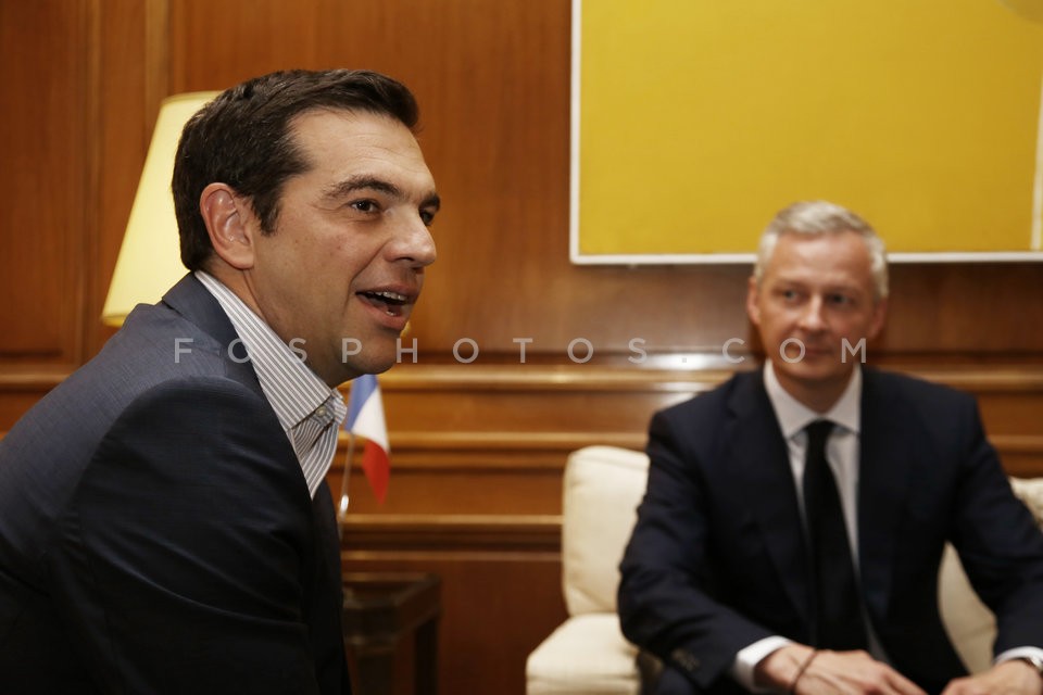 Alexis Tsipras - Bruno Le Maire / Αλέξης Τσίπρας -  Μπρούνο Λε Μερ