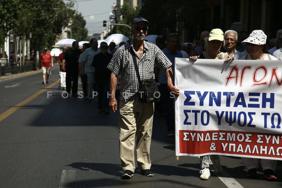 Pensioners march against austerity in Athens / Συλλαλητήριο συνταξιούχων στην Αθήνα