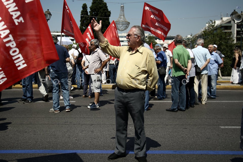 Pensioners march against austerity in Athens / Συλλαλητήριο συνταξιούχων στην Αθήνα