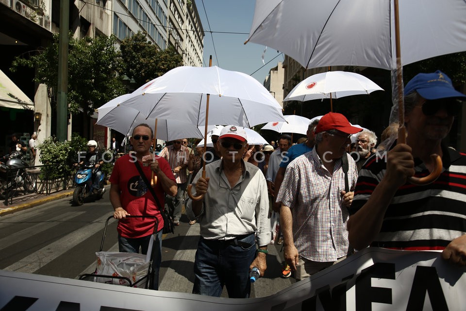 Pensioners march against austerity in Athens / Συλλαλητήριο συνταξιούχων στην Αθήνα