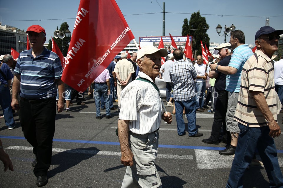 Pensioners march against austerity in Athens / Συλλαλητήριο συνταξιούχων στην Αθήνα