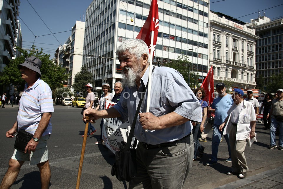 Pensioners march against austerity in Athens / Συλλαλητήριο συνταξιούχων στην Αθήνα