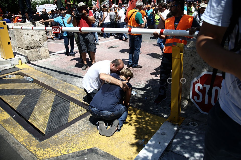 Workers in municipalities protest in central Athens /  Συλλαλητήριο ΠΟΕ - ΟΤΑ