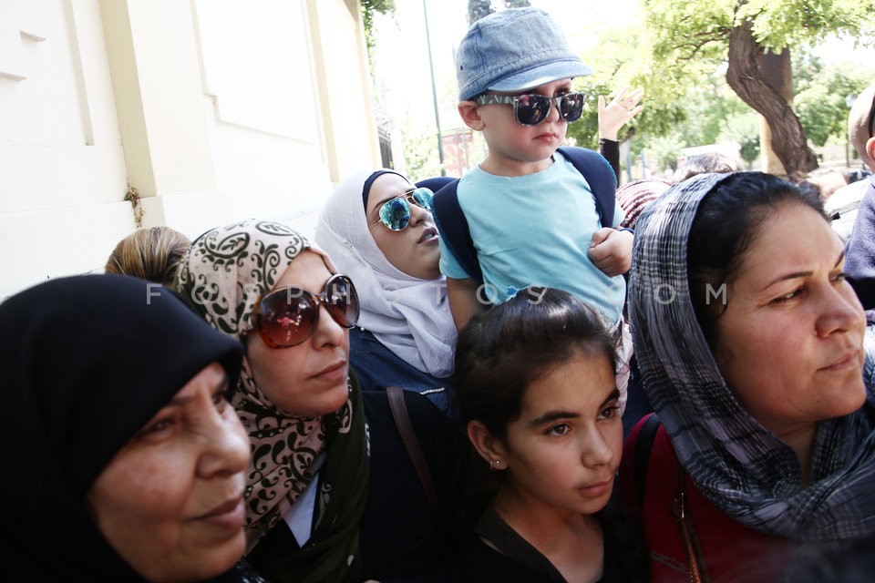 Protest rally at the German embassy  / Συγκέντρωση διαμαρτυρίας στην Γερμανική πρεσβεία