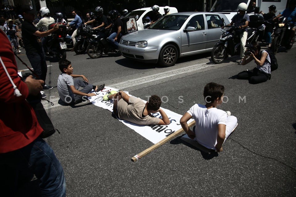 Protest rally at the German embassy  / Συγκέντρωση διαμαρτυρίας στην Γερμανική πρεσβεία