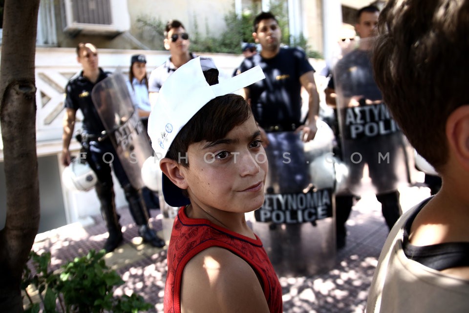 Protest rally at the German embassy  / Συγκέντρωση διαμαρτυρίας στην Γερμανική πρεσβεία