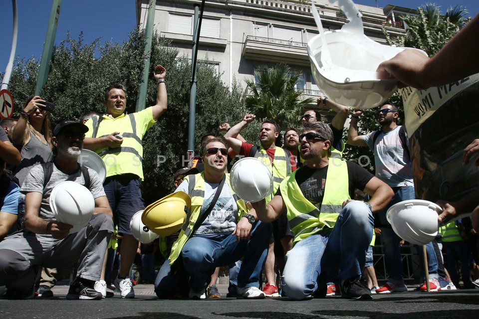 Eldorado gold miners protest in central Athens  / Συγκέντρωση - πορεία μεταλλωρύχων