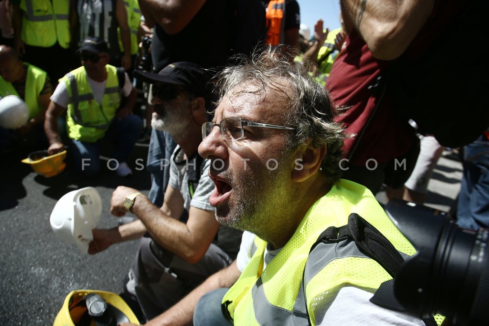 Eldorado gold miners protest in central Athens  / Συγκέντρωση - πορεία μεταλλωρύχων