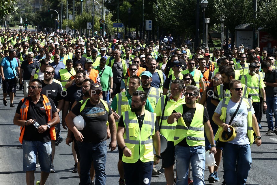 Eldorado gold miners protest in central Athens  / Συγκέντρωση - πορεία μεταλλωρύχων