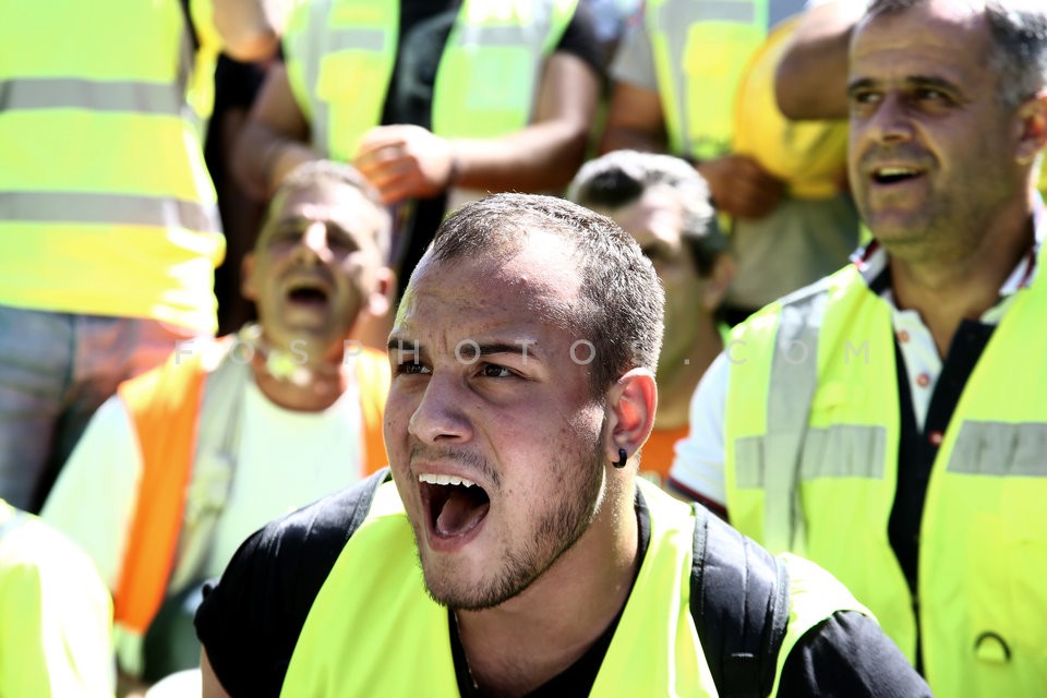 Eldorado gold miners protest in central Athens  / Συγκέντρωση - πορεία μεταλλωρύχων