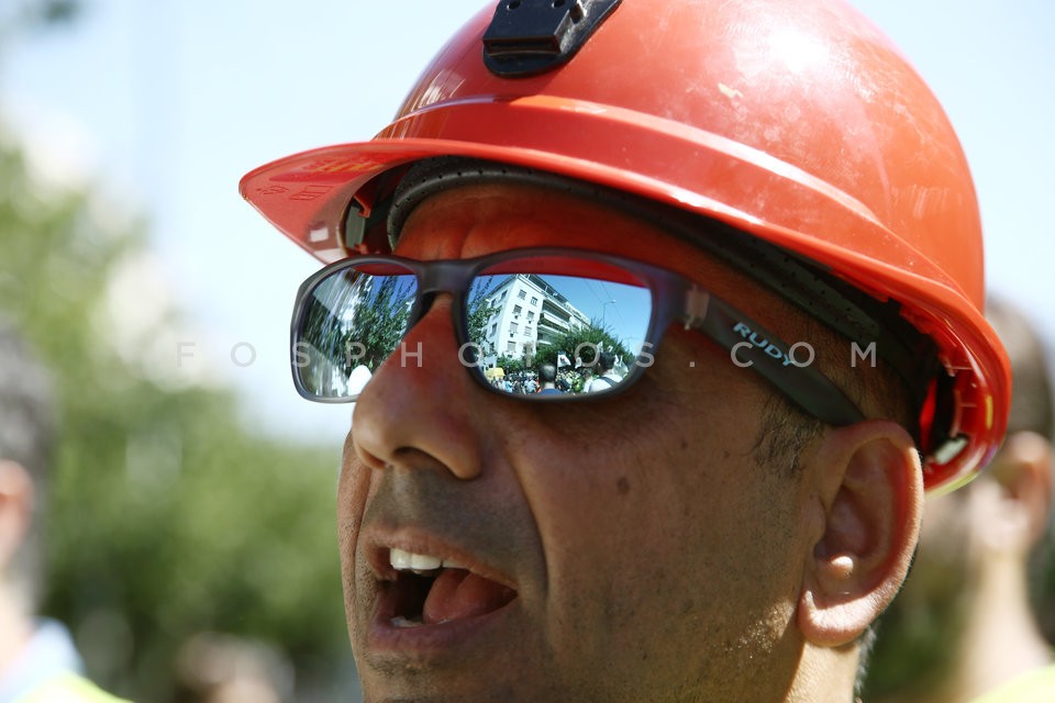 Eldorado gold miners protest in central Athens  / Συγκέντρωση - πορεία μεταλλωρύχων