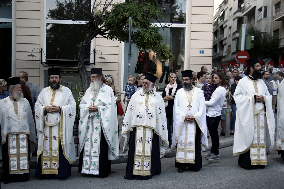 Agios Dionysios Areopagite / Λιτανεία της εικόνας του Αγίου Διονυσίου Αρεοπαγίτου