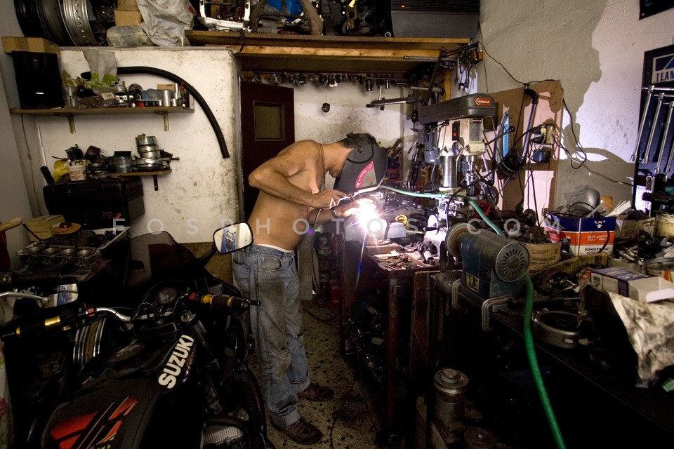 Motorbike workshop