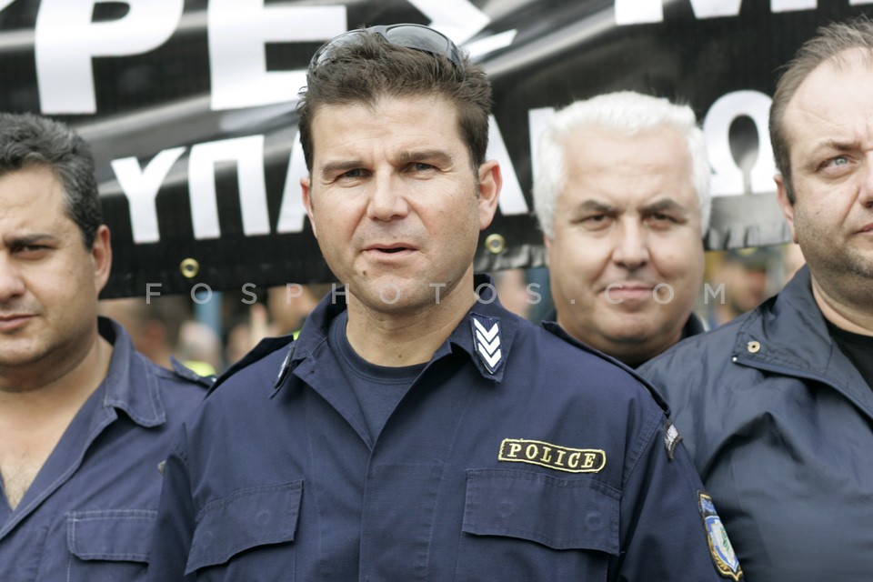 Uniformed protest  / Συγκέντρωση διαμαρτυρίας ένστολων