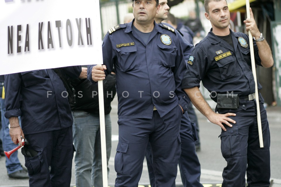 Uniformed protest  / Συγκέντρωση διαμαρτυρίας ένστολων