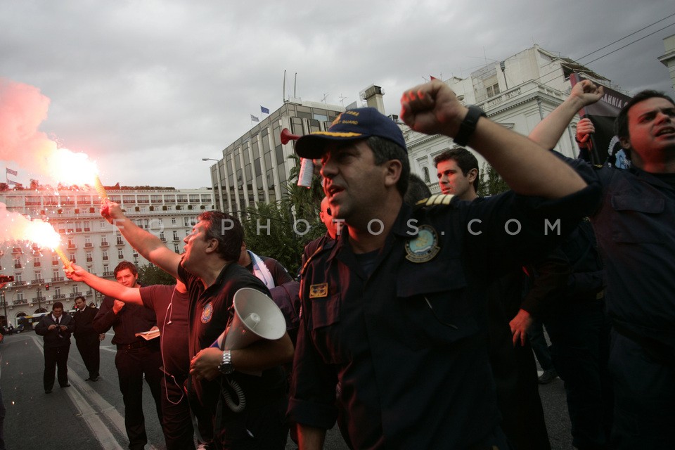 Uniformed protest  / Συγκέντρωση διαμαρτυρίας ένστολων