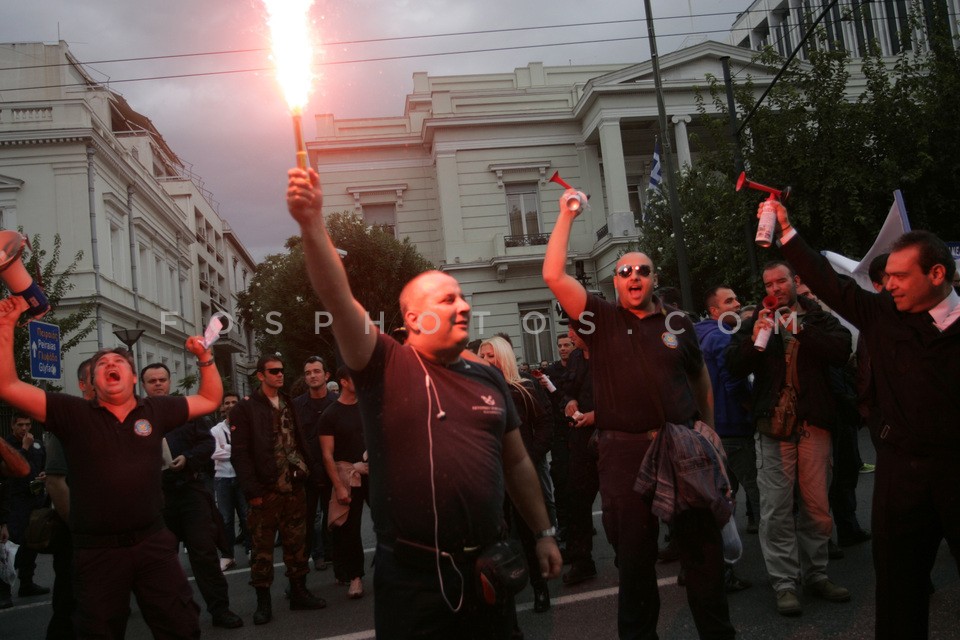 Uniformed protest  / Συγκέντρωση διαμαρτυρίας ένστολων