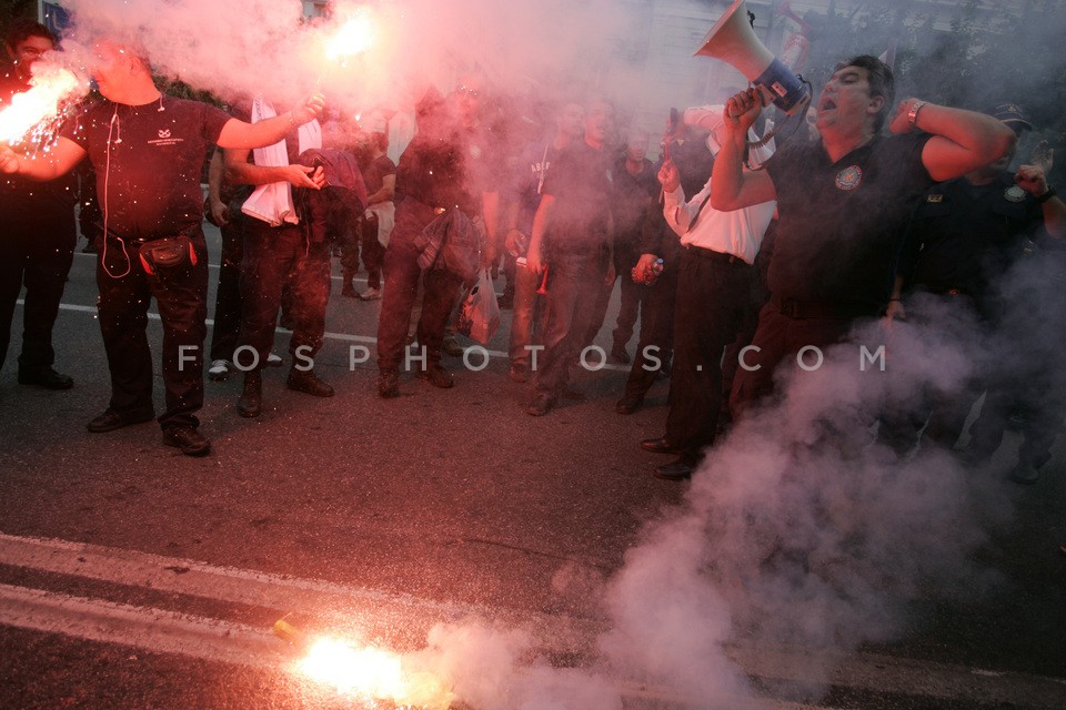 Uniformed protest  / Συγκέντρωση διαμαρτυρίας ένστολων