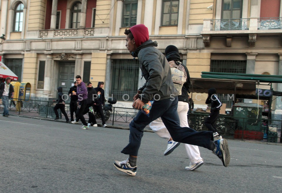 Students' march  /  Πορεία μαθητών