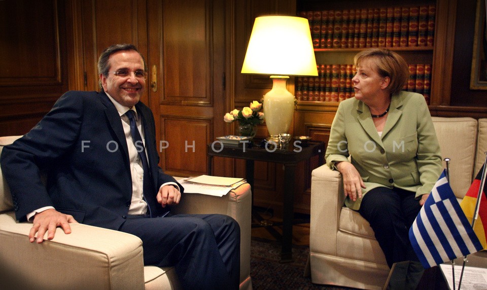 Angela Merkel at Maximos Mansion / Η Άγκελα Μέρκελ στο Μαξίμου