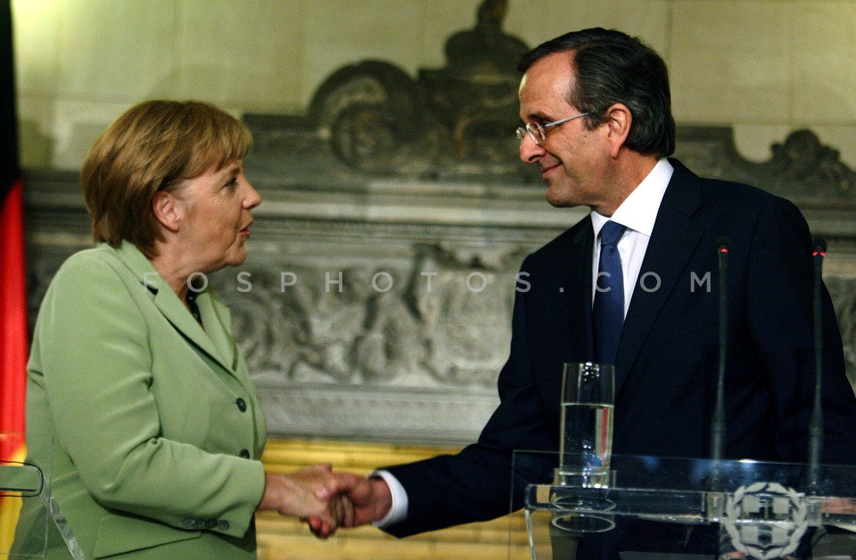 Angela Merkel at Maximos Mansion / Η Άγκελα Μέρκελ στο Μαξίμου