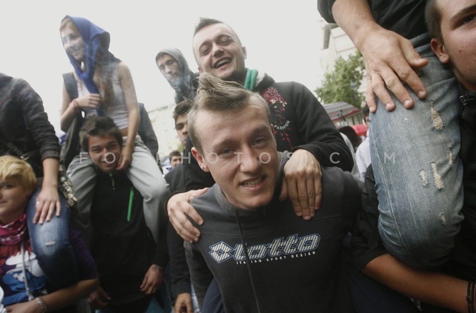 Students protest march  /  Πορεία διαμαρτυρίας μαθητών