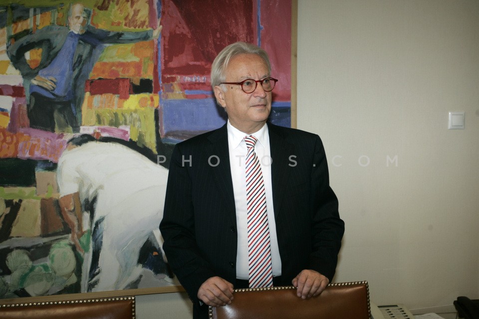 Hannes Swoboda meets Gannis Stournaras / Συνάντηση Χάνες Σβόμποντα με Γιάννη Στουρνάρα