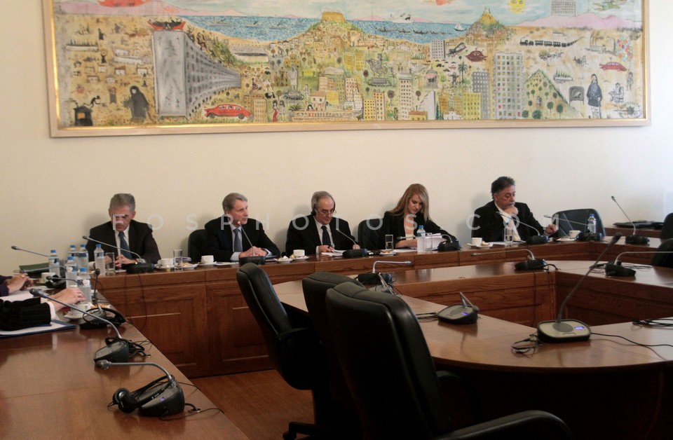 Horst Raichenmpach at Parliament  / Ο  Χόρστ Ράιχενμπαχ  στην Βουλή